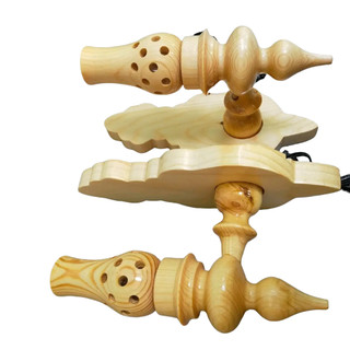 Đèn gỗ thông ốp tường 22cm ( kèm bóng đèn).