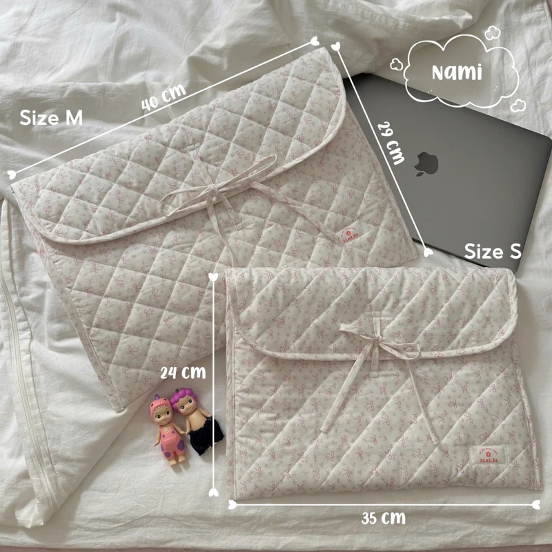 Pouch Nami/Haru - Túi đựng laptop hoa nhí - ICHI.SG