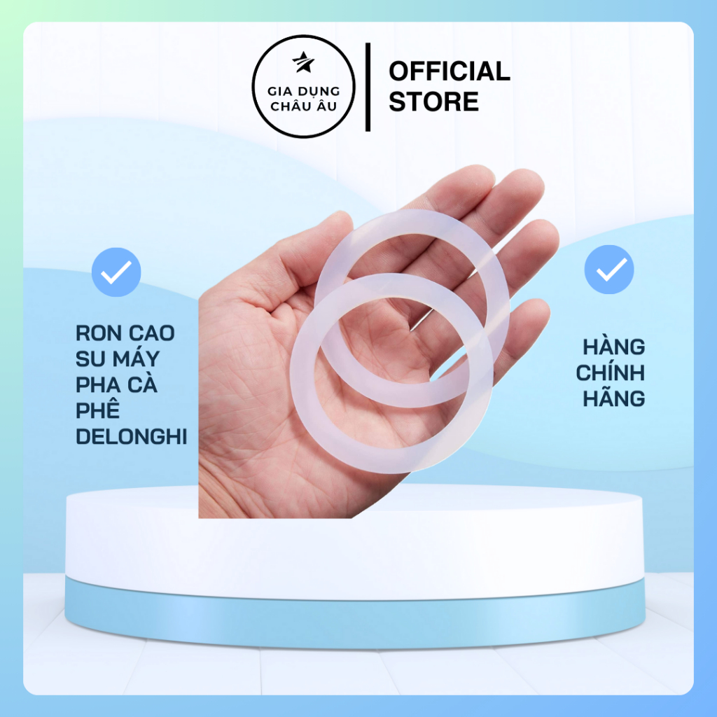 [CHÍNH HÃNG]Ron - Gioăng cao su silicon máy pha cà phê Delonghi Ec685 Ec785 Ec885 Ec680 Ec820 Ec9335