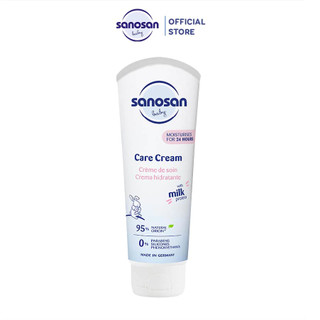 Kem Dưỡng Ẩm Cho Bé SANOSAN Baby Care Cream Dưỡng Ẩm Làm Dịu Phục Hồi Da An Toàn Cho Trẻ 100ml