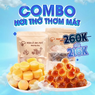 Combo "Hơi Thở Thơm Mát" Kẹo Lê An Phế và Kẹo Lê An Phế Mật Ong Nhà Họ Chu