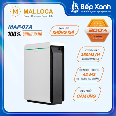 Máy lọc không khí Malloca MAP-07A - Bộ lọc 7 lớp - Hàng chính hãng