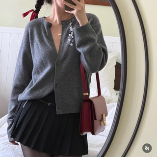 Áo cardigan ZRA len dệt kim basic (kèm ảnh thật)
