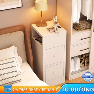 Bali Tủ Đầu Giường Chất Liệu Gỗ Mdf 2 Ngăn Kéo Tiết Kiệm Không Gian Đa Năng Cho Mọi Phòng