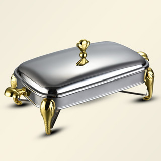  Nồi hấp chữ nhật Inox 2.4 lít 2.9 lít khay hấp cầy cá và thịt thú rừng siêu sang trọng hàng loại 1 