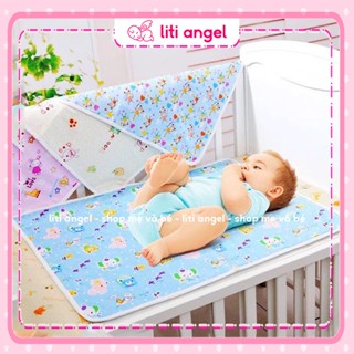Chiếu lót thay bỉm chống thấm cho trẻ sơ sinh, Tấm Lót size 50x60cm
