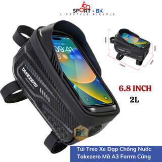 Túi treo xe đạp vỏ cứng, chống nước, túi xe đạp size lớn đầy đủ kích thước