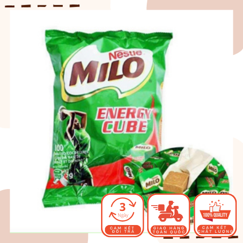 [ Gói 100 viên] Kẹo milo cube Thái Lan viên nén bịch 100 viên - Ăn vặt 083