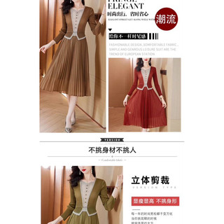 Đầm Trung niên xếp li co giãn