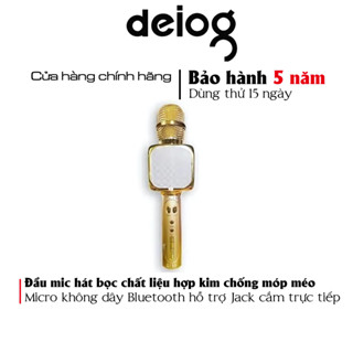 Micro không dây kèm loa bluetooth karaoke YS 69 bass vang hỗ trợ ghi âm bass tốt