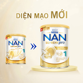 COMBO 12 lon Sữa bột NAN SUPREME PRO 1 - Lon 400g (Mẫu 0-12 tháng/Date 15/04/2027)