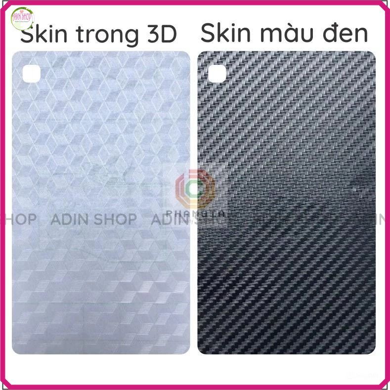 Dán mặt lưng skin carbon Samsung Tab A7 Lite