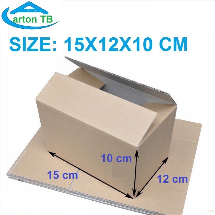 bộ 10 thùng carton 15x12x10 cm giá tốt