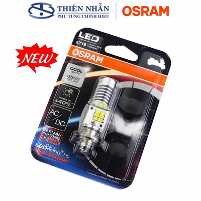 Bóng đèn LED OSRAM T19 High Power Dream, Wave alpha đầu, Wave 125i, Future 1/2, AirBlade 110 Thái tăng sáng trắng 7955CW