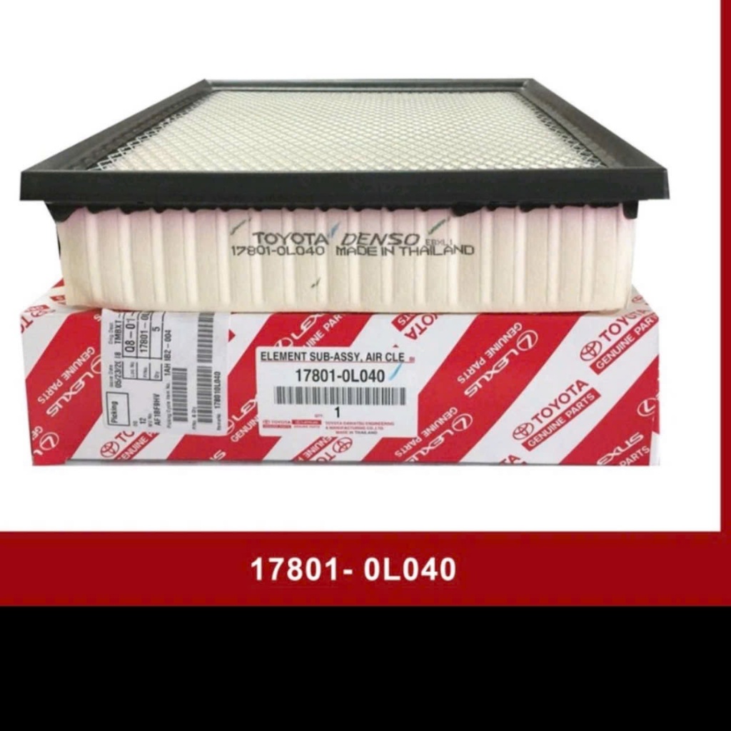 Combo 2 lọc Innova(17-22), Fortuner(17-22), Hilux(16-22) gồm Lọc gió động cơ + lọc gió điều hòa