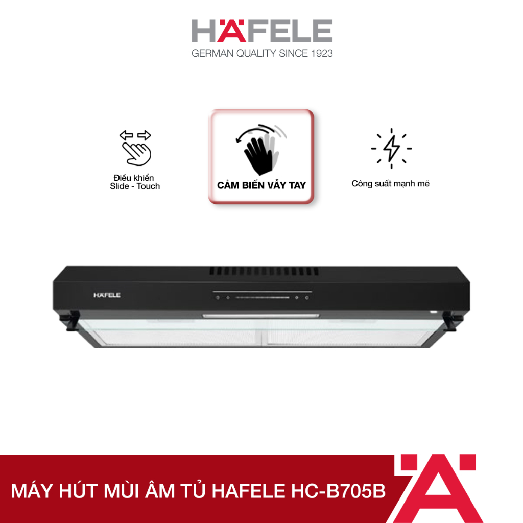Máy Hút Mùi Âm Tủ Hafele HC-B705B 533.87.797 - Công Suất 200W - Bảo Hành Chính Hãng - EEH