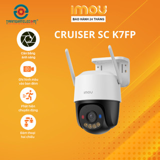 Camera WIFI Ngoài Trời IMOU Cruiser SC K7FP 3MP/ 5MP Có Màu Đêm, Đàm Thoại 2 Chiều - TRANGIATELECOM