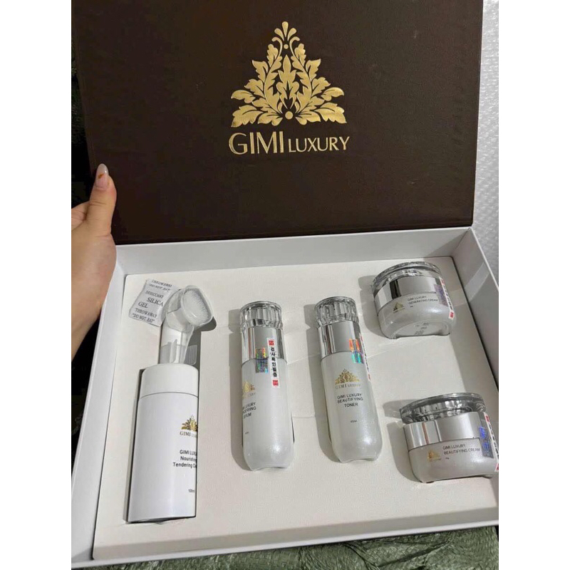 [Chinh Hãng ]Bộ Kem Dưỡng Da Mờ Nám GIMI LUXURY Hàn Quốc