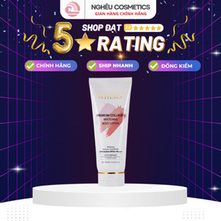  Kem Dưỡng Thể Trắng Da Chống Nắng WHISIS Premium Collagen Whitening Body Lotion 200ml 