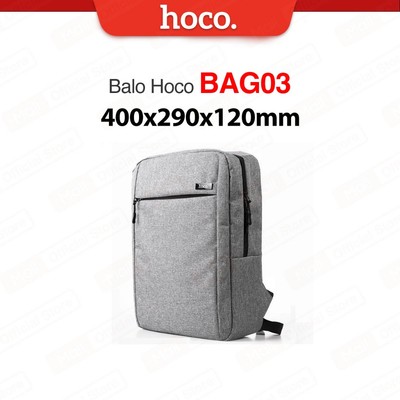 Balo Hoco BAG03 chất liệu vải Polyester dày dặn đựng Laptop , sách vở các loại