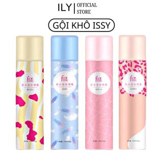 Dầu gội khô ISSY 150ml dạng xịt dầu gội đầu khô nữ không bết dính phồng tóc nội địa trung ILY