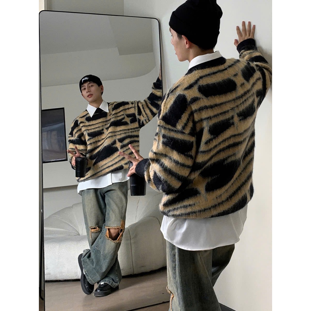 Áo Len Nam Cổ Tròn Boy Phố Dài Tay Kiểu Dáng Sweater Cao Cấp Phong Cách Hàn Quốc Form Rộng  Nhiều Màu DYACI AL95