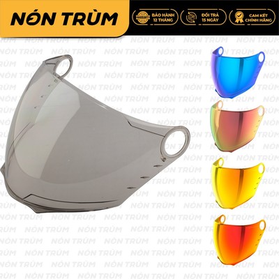 Kính thay cho mũ bảo hiểm 3/4 đầu hiệu Royal M268 Royce XH01 đi xe máy dành cho nam nữ