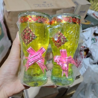 Cặp Đèn Cầy Ly A18 Cao 15 Cm /Cặp Đèn Ly Cúng Phật