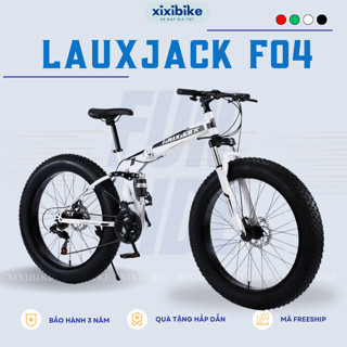XE ĐẠP BÁNH BÉO LAUXJACK 26 INCH 21 TỐC ĐỘ - PHIÊN BẢN KHUNG GẤP GỌN CAO CẤP