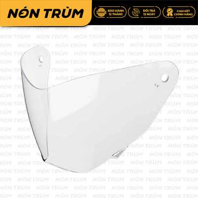Kính thay thế cho mũ bảo hiểm Royal 3/4 M789 (dùng chung với kính ROC 07) được phân phối tại hệ thống Nón Trùm