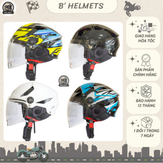 <Tặng Tem KYT> Mũ Nón Bảo Hiểm Nửa Đầu Cao Cấp 1/2 KYT (MALAY) TIGER JET [Bảo Hành Chính Hãng 3 Năm]