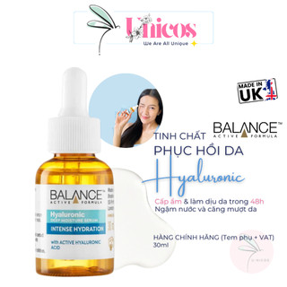 Serum cấp nước balance active formula hyaluronic deep moisture dưỡng ẩm, làm dịu da 30ml