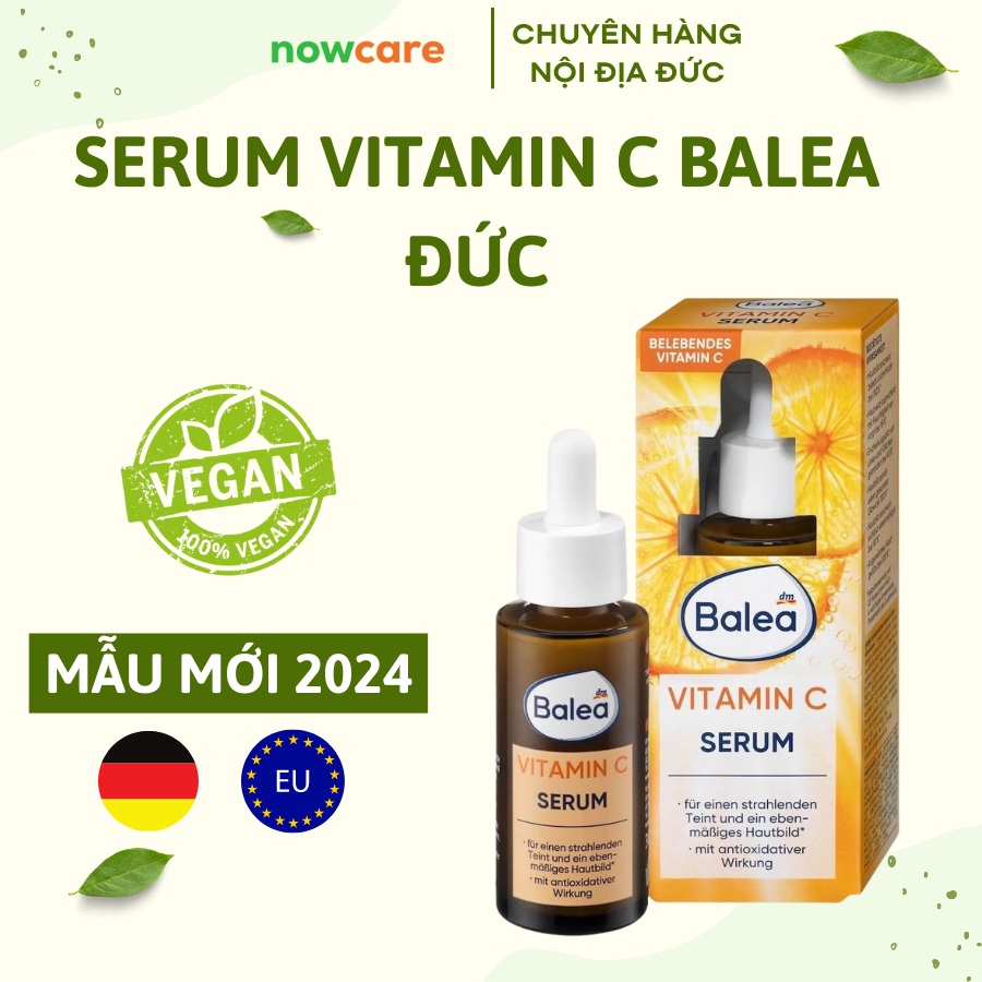 [Nội Địa Đức] Serum trắng da Balea Vitamin C Đức Chai 30ml
