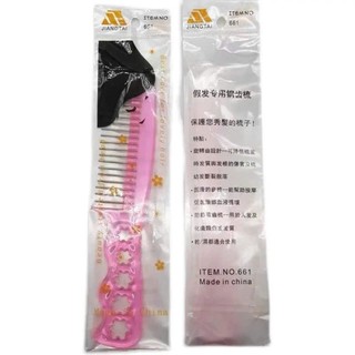 Lược tóc giả răng dài inox không làm rụng tóc QiQiShop