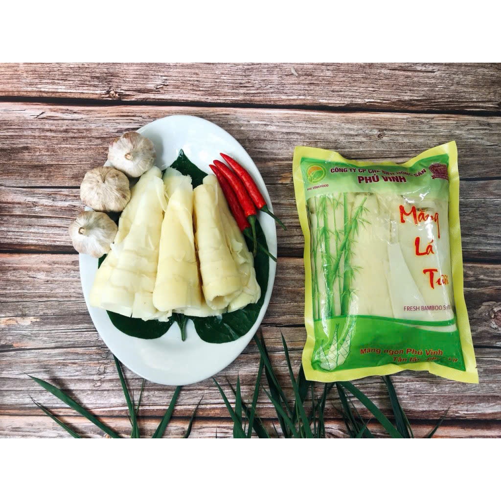 Măng lá Phú Vinh gói 500gr | Măng sạch sơ chế tiện lợi [Hà Nội giao hoả tốc] - Ảnh 3