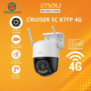 Camera Ngoài Trời Dùng Sim 4G IMOU K7FP 3MP/ 5MP Có Màu Đêm, Đàm Thoại 2 Chiều - TRANGIATELECOM