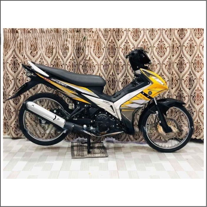 Tem Exciter 2006-2010 Rời vàng đen bạc -TG Stickers