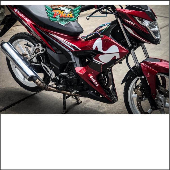 Tem Sonic movistar trắng đỏ -TG Stickers