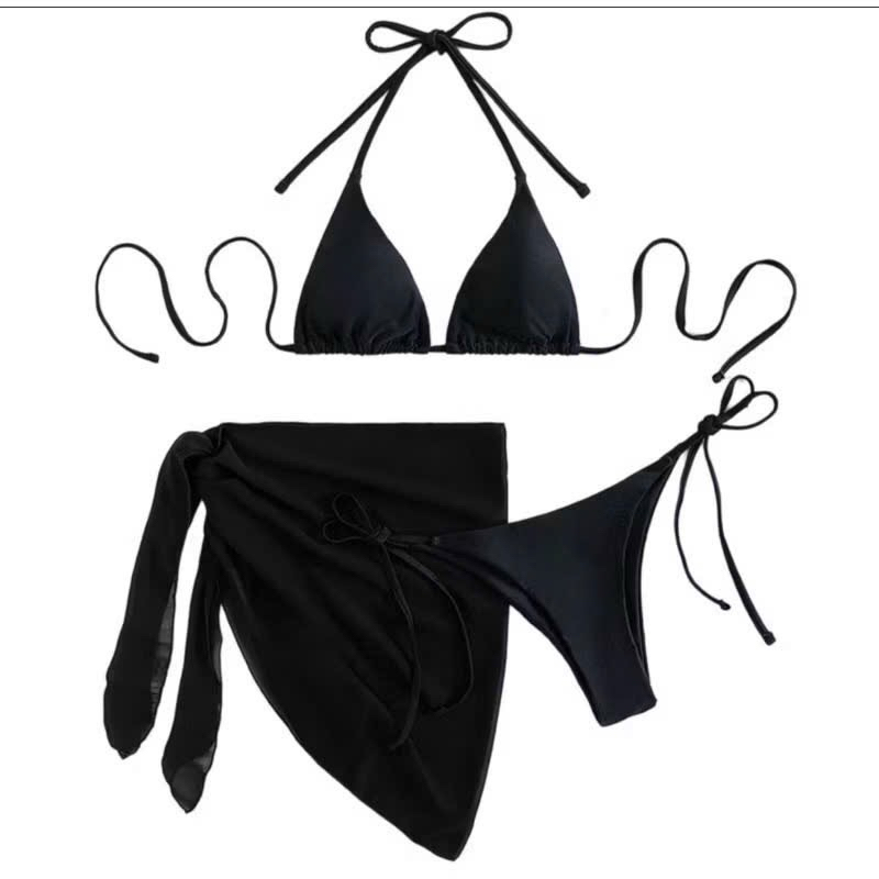 Bikini 3 mảnh set 3 món . bikini 2 mảnh kèm choàng cột Mông ( sẵn hàng - che tên) | BigBuy360 - bigbuy360.vn