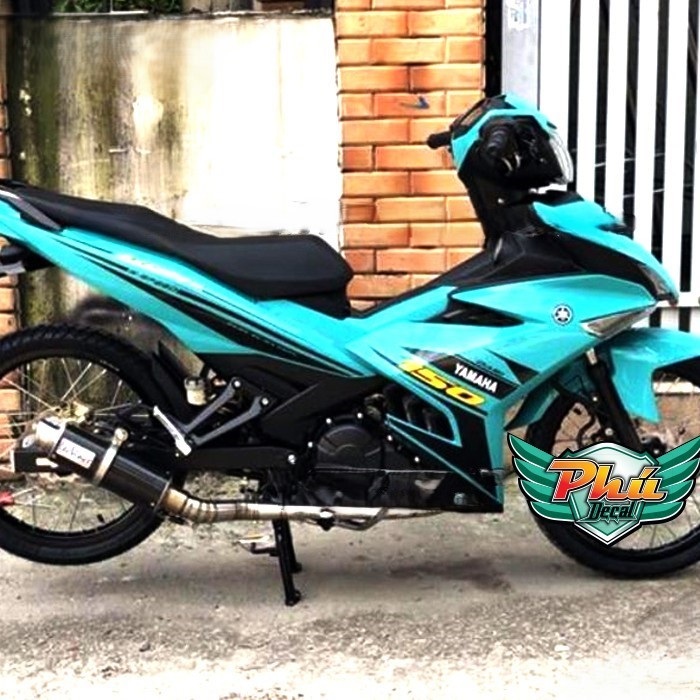 Tem Rời Xe Exciter 150 xanh ngọc -TG Stickers
