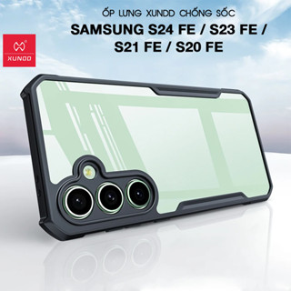 [Hỏa Tốc HCM] Ốp lưng XUNDD Samsung S24 FE / S23 FE / S21 FE / S20 FE - Mặt lưng trong, Viền TPU