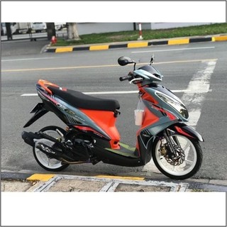 Tem Rời Xe Luvias Xám cam -TG Stickers