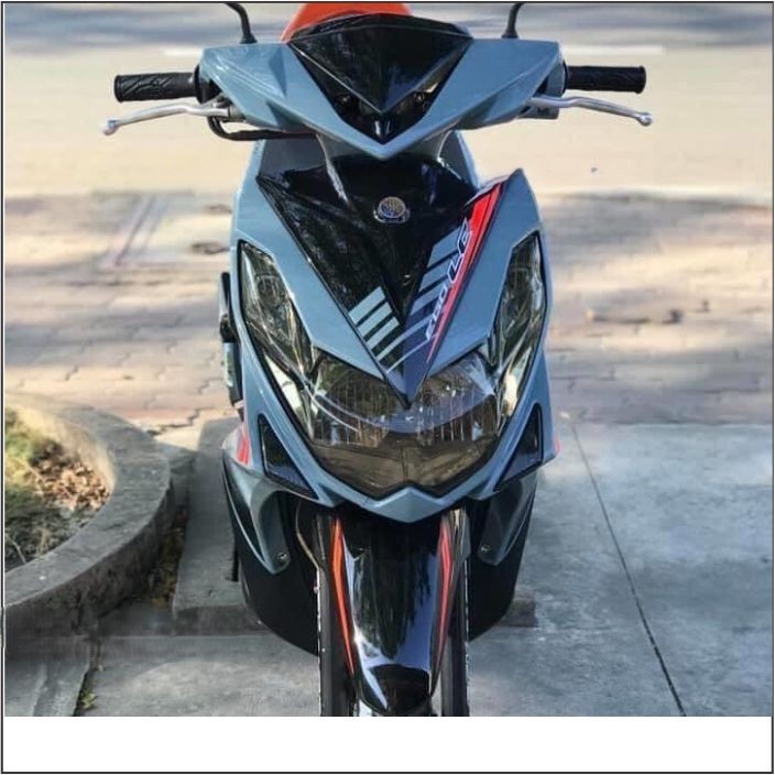 Tem Rời Xe Luvias Xám cam -TG Stickers