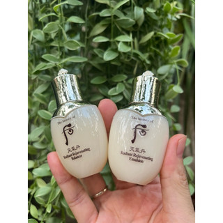    25ml x2  1 cặp nước hoa hồng sữa dưỡng whoo hoa hiên whoo radiant chống lão hóa căng mịn da 