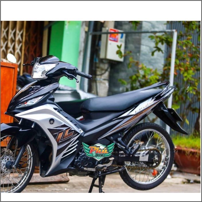 Tem Rời Xe Exciter 135 Lc bạc đen -TG Stickers