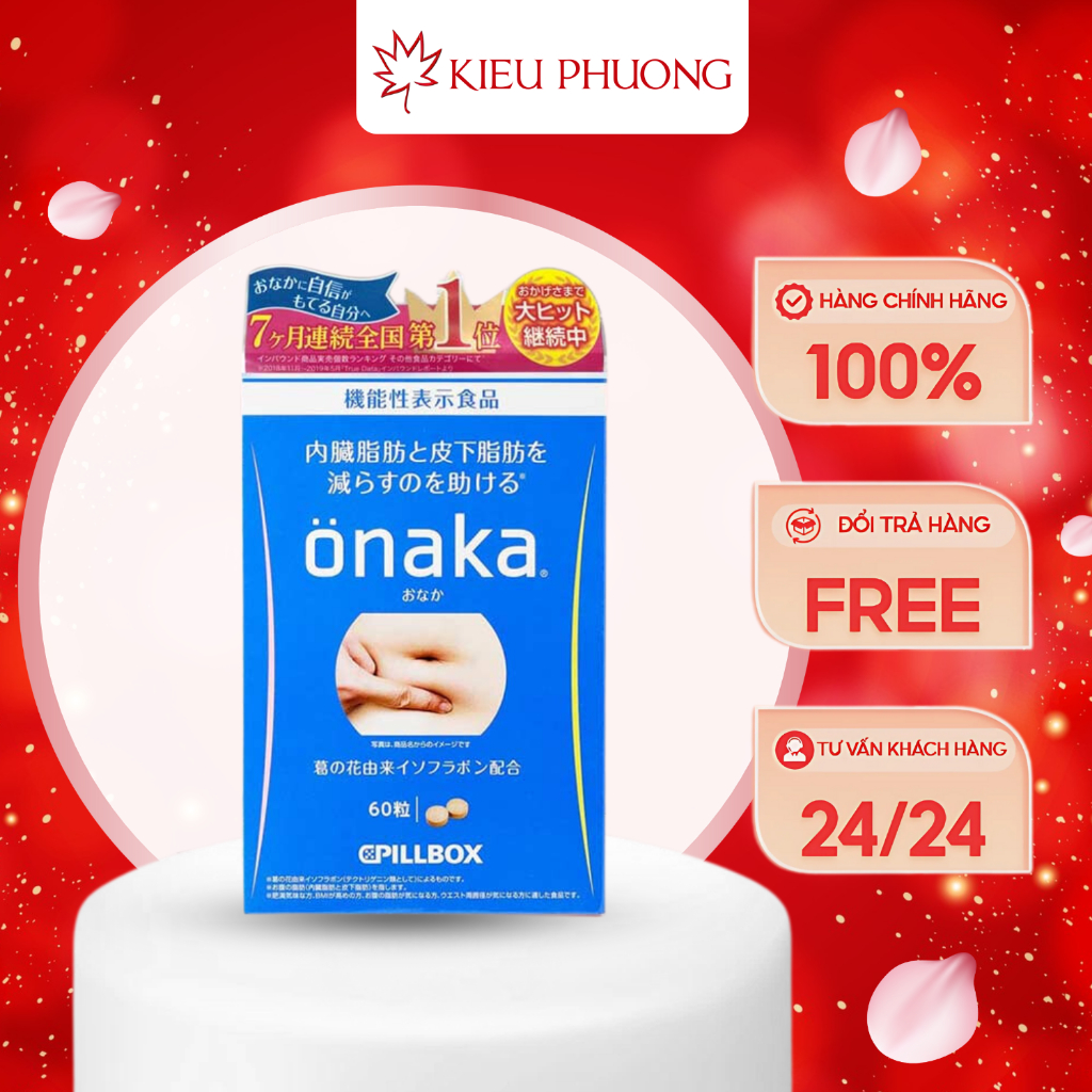 Viên uống giảm mỡ bụng ONAKA