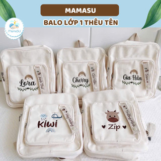 (THÊU TÊN) Balo Thêu Tên Cho Bé Lớp 1 Và Mẫu Giáo Kèm Tag Phong Cách Hàn Quốc Chống Thất Lạc - Trẻ Em Tiểu Học Đi Học