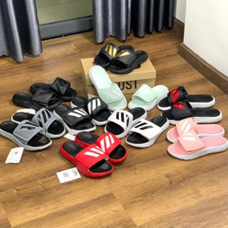 Dép Alphabounce nam nữ nhiều màu,dép adidas Alphabounce phiên bản sọc ngang đế êm chống trơn trượt thể thao thời trang