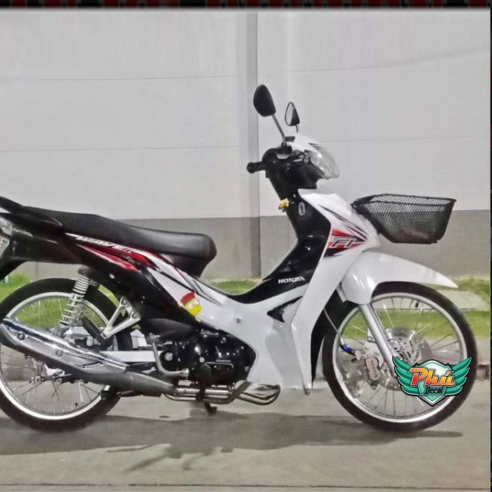 Tem Rời Xe Wave s trắng đen 2012-2013 -TG Stickers