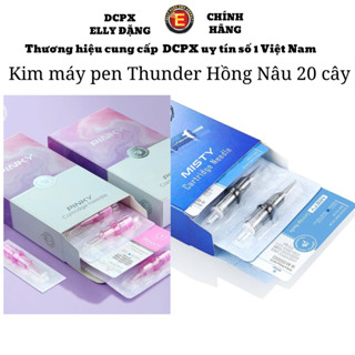 🏷️ (Hộp 20 Cây) Kim Pen Thunder Hồng Nâu Siêu Bén Chính Hãng – Lên Màu Đẹp – Dùng trong phun xăm thẩm mỹ